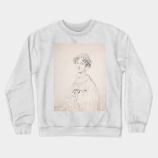 Lady Mary Cavendish-Bentinck by Jean-Auguste-Dominique Ingres Crewneck Sweatshirt